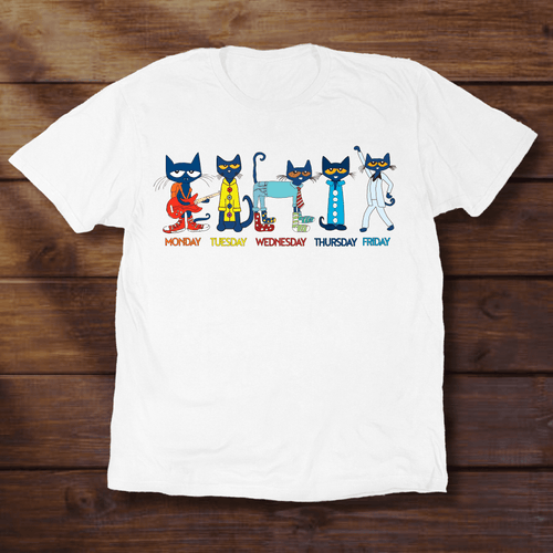 Pete the Cat m-f - ReallyGoodTees