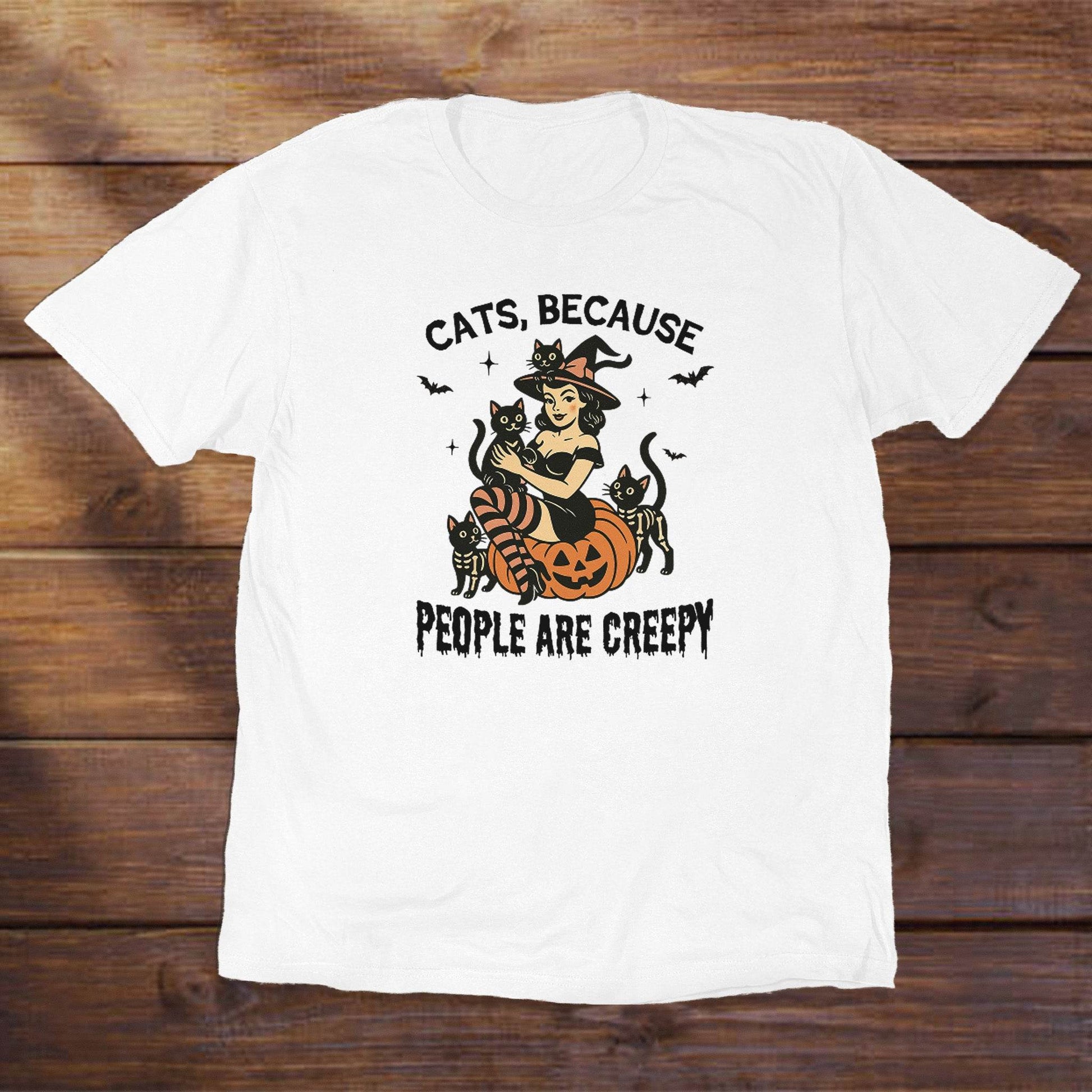 Cats because people are creepy - ReallyGoodTees
