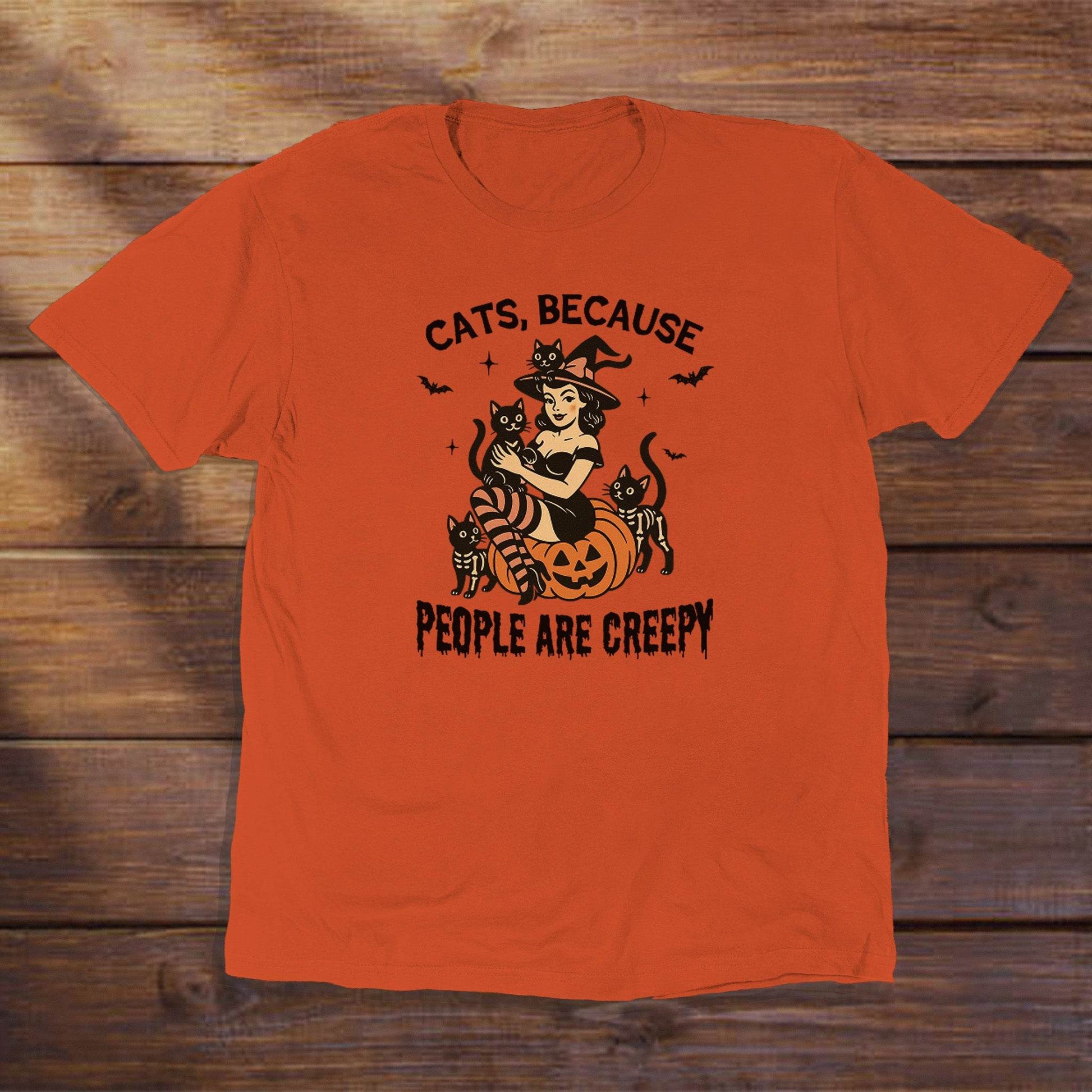 Cats because people are creepy - ReallyGoodTees