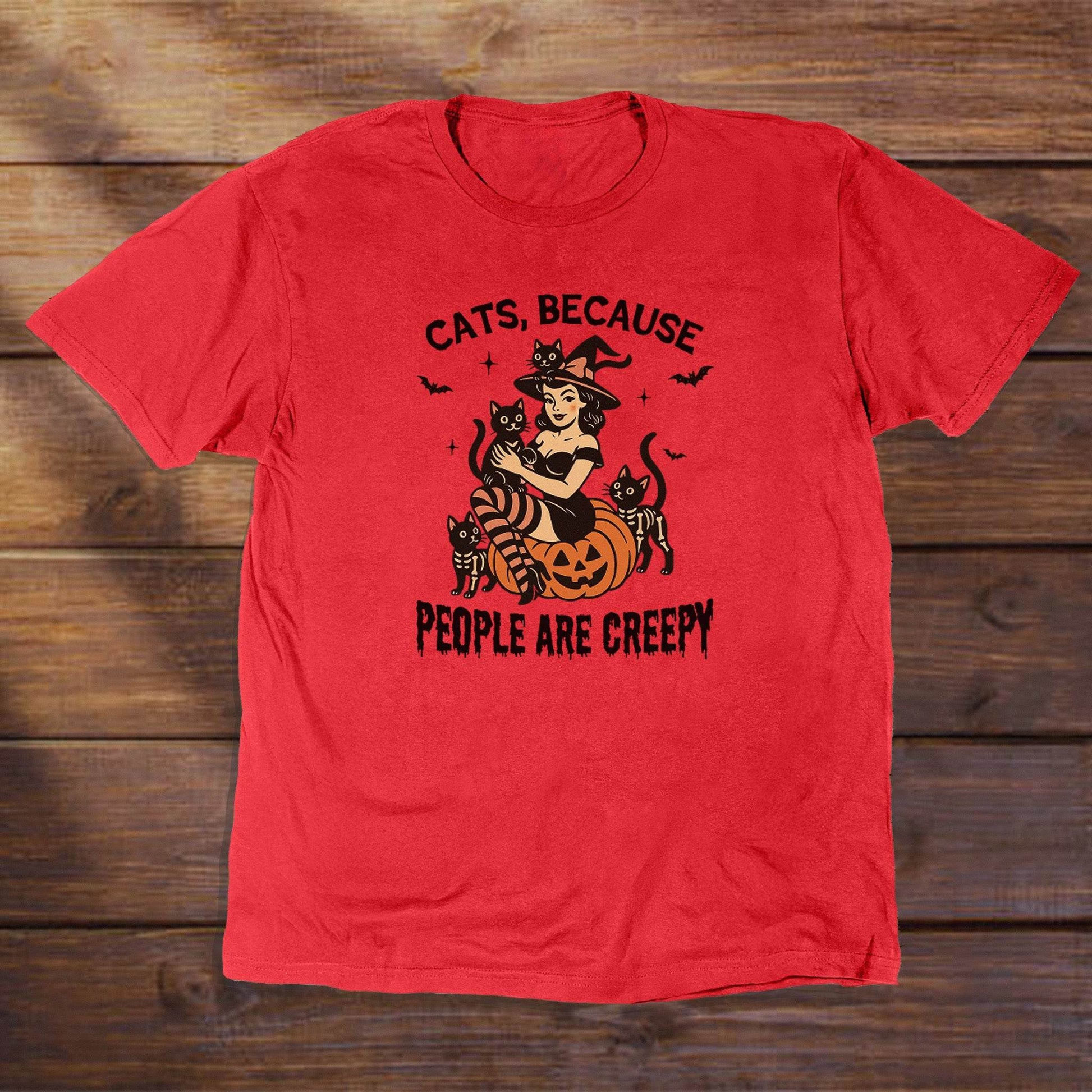 Cats because people are creepy - ReallyGoodTees