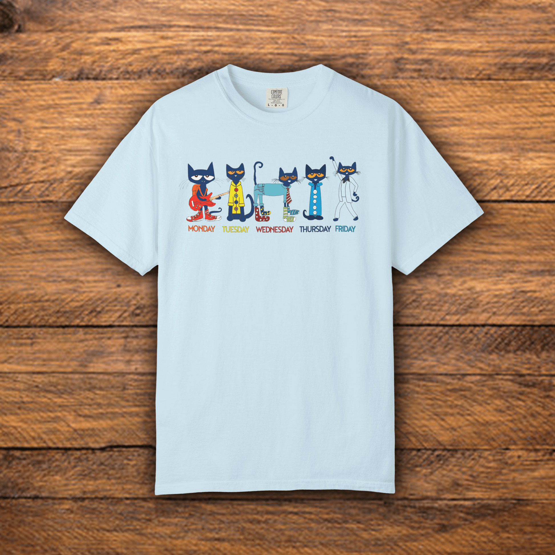 Pete the cat M-F - ReallyGoodTees