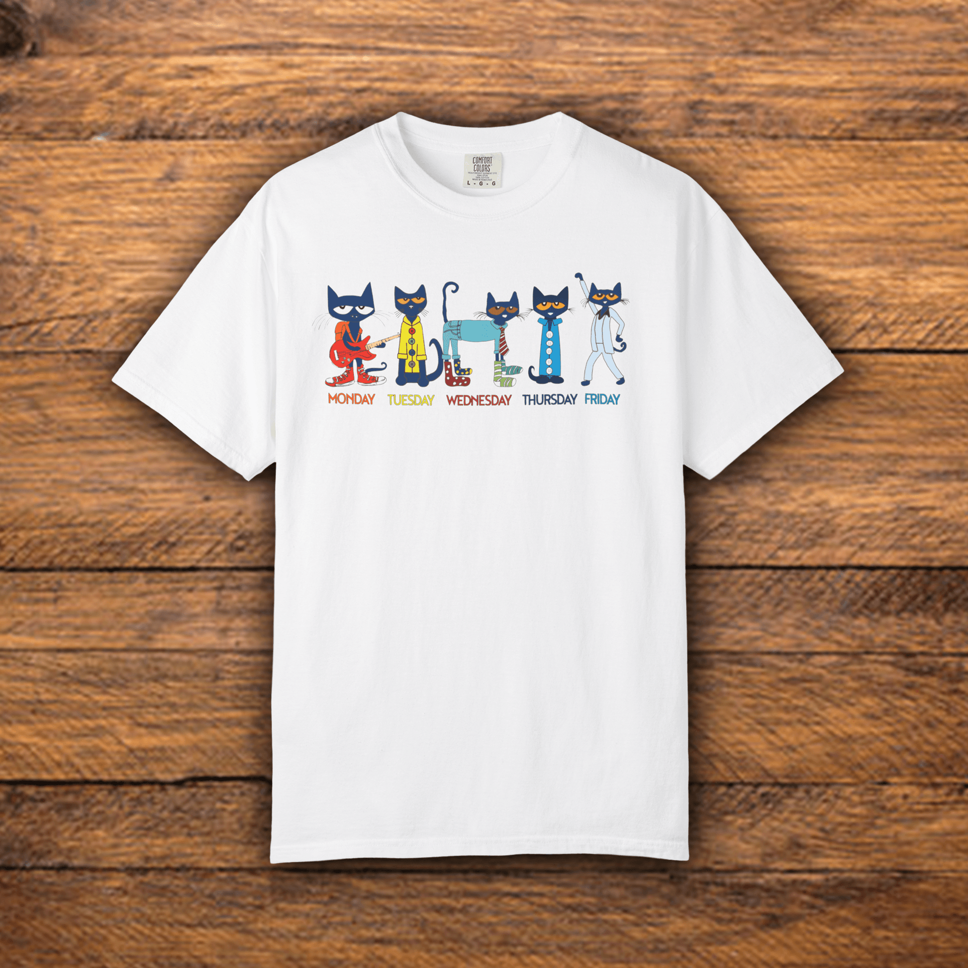 Pete the cat M-F - ReallyGoodTees