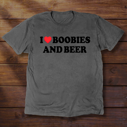 I <3 BOOBIES AND BEER