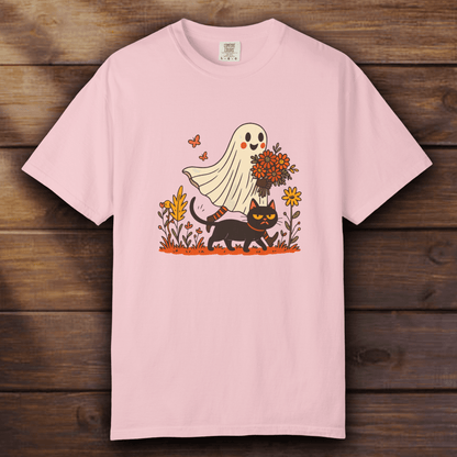 Ghost with her cat - ReallyGoodTees