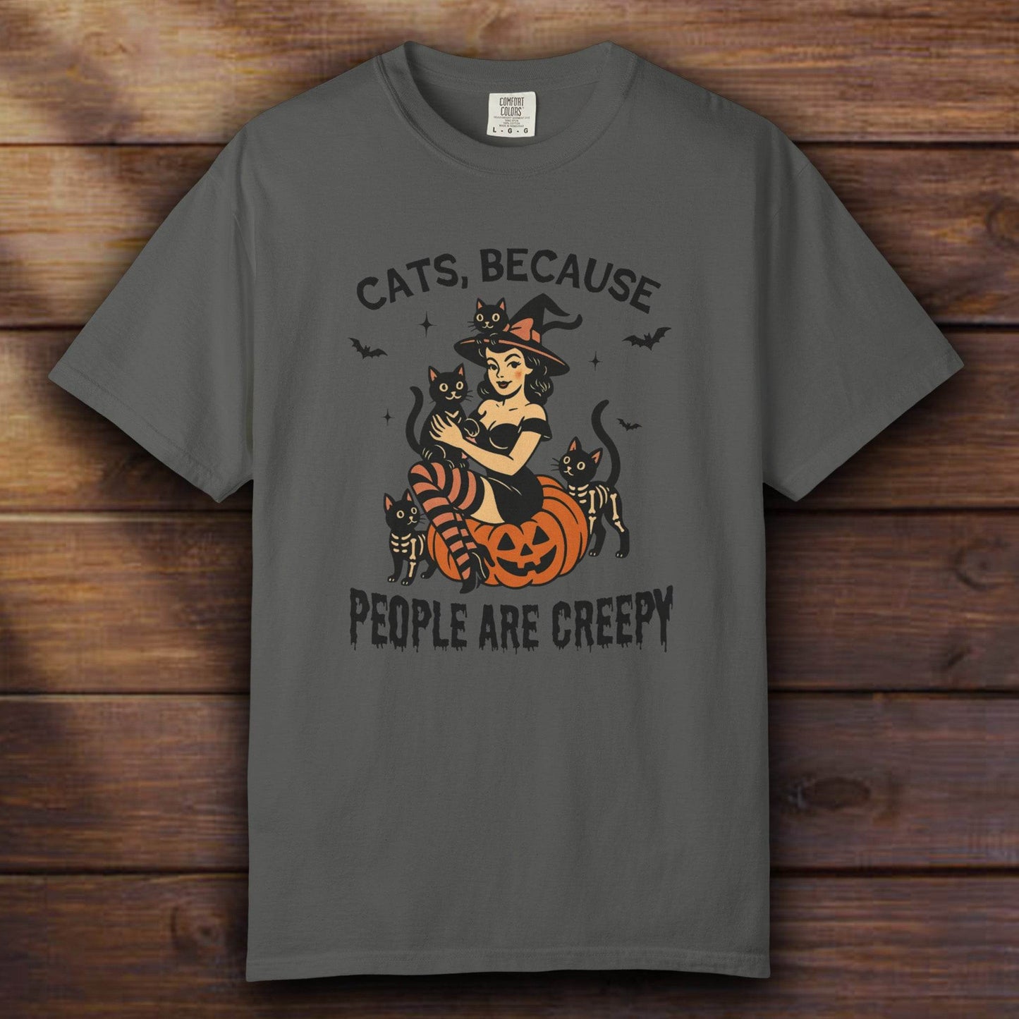 Cats because people are creepy - ReallyGoodTees