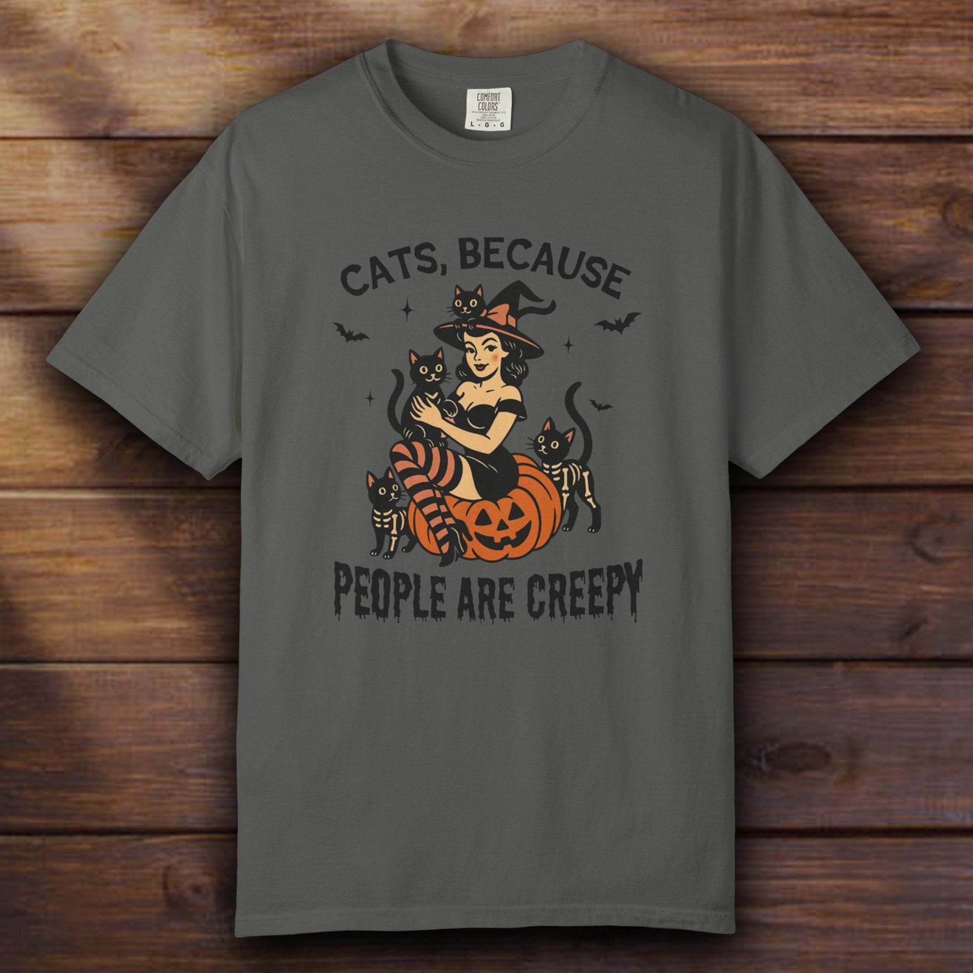 Cats because people are creepy - ReallyGoodTees