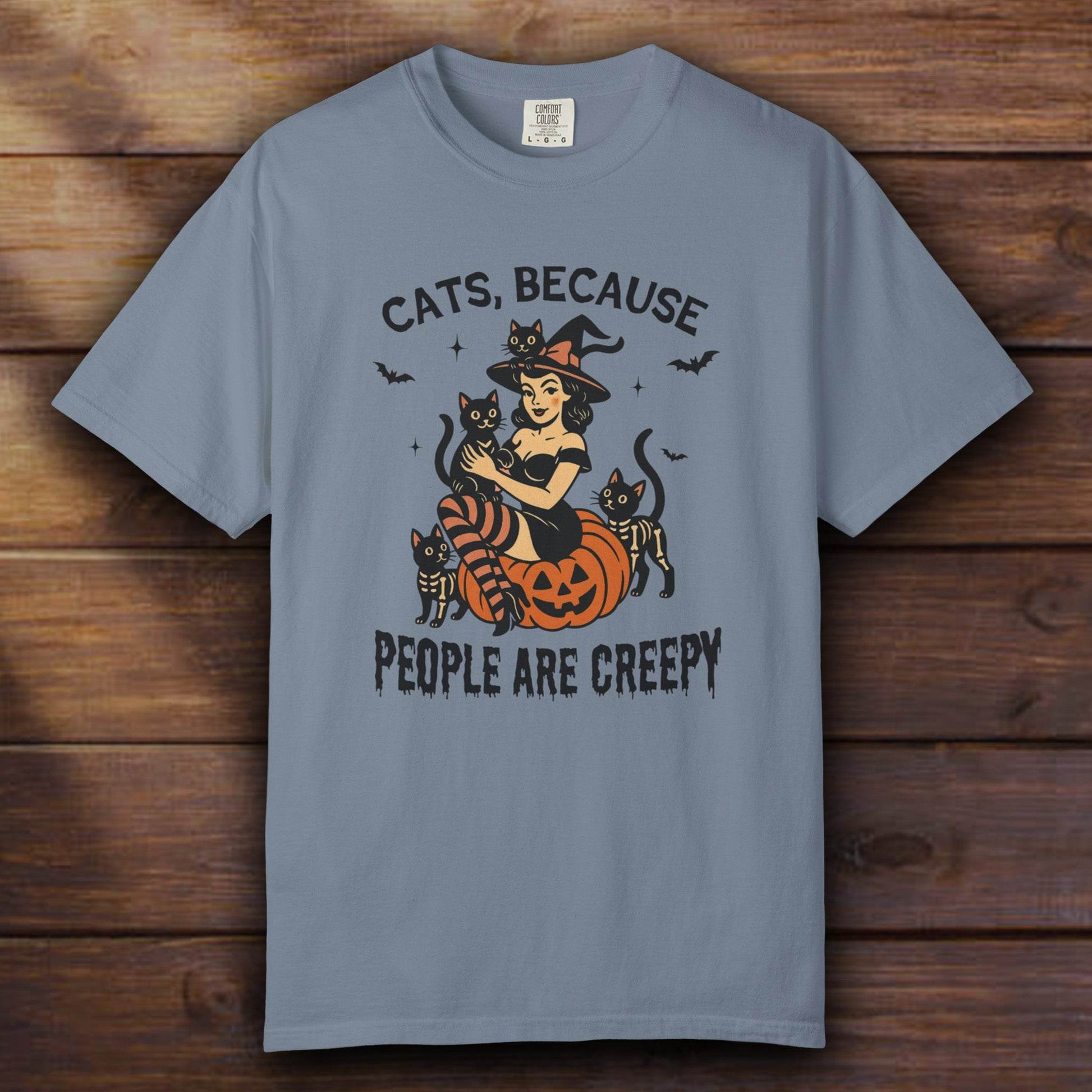 Cats because people are creepy - ReallyGoodTees