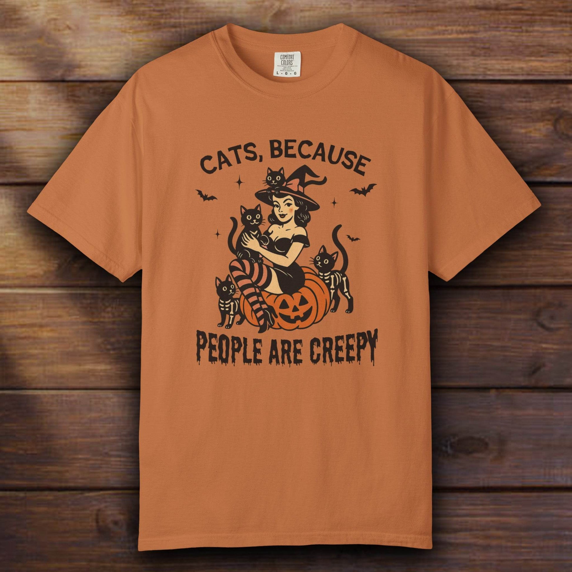 Cats because people are creepy - ReallyGoodTees