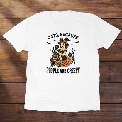 Cats because people are creepy - ReallyGoodTees