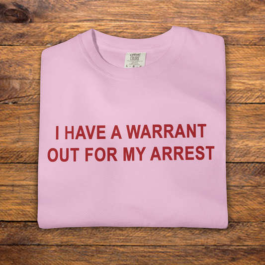 I HAVE A WARRANT OUT FOR MY ARREST
